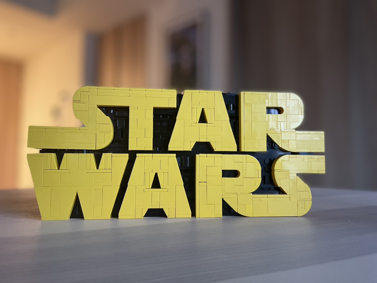LEGO 75407 スター・ウォーズロゴディスプレイ画像