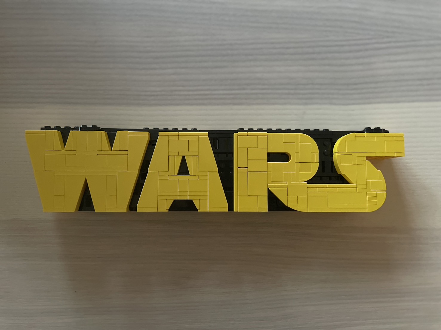 LEGO 75407 スター・ウォーズロゴ 「WARS」の4文字画像